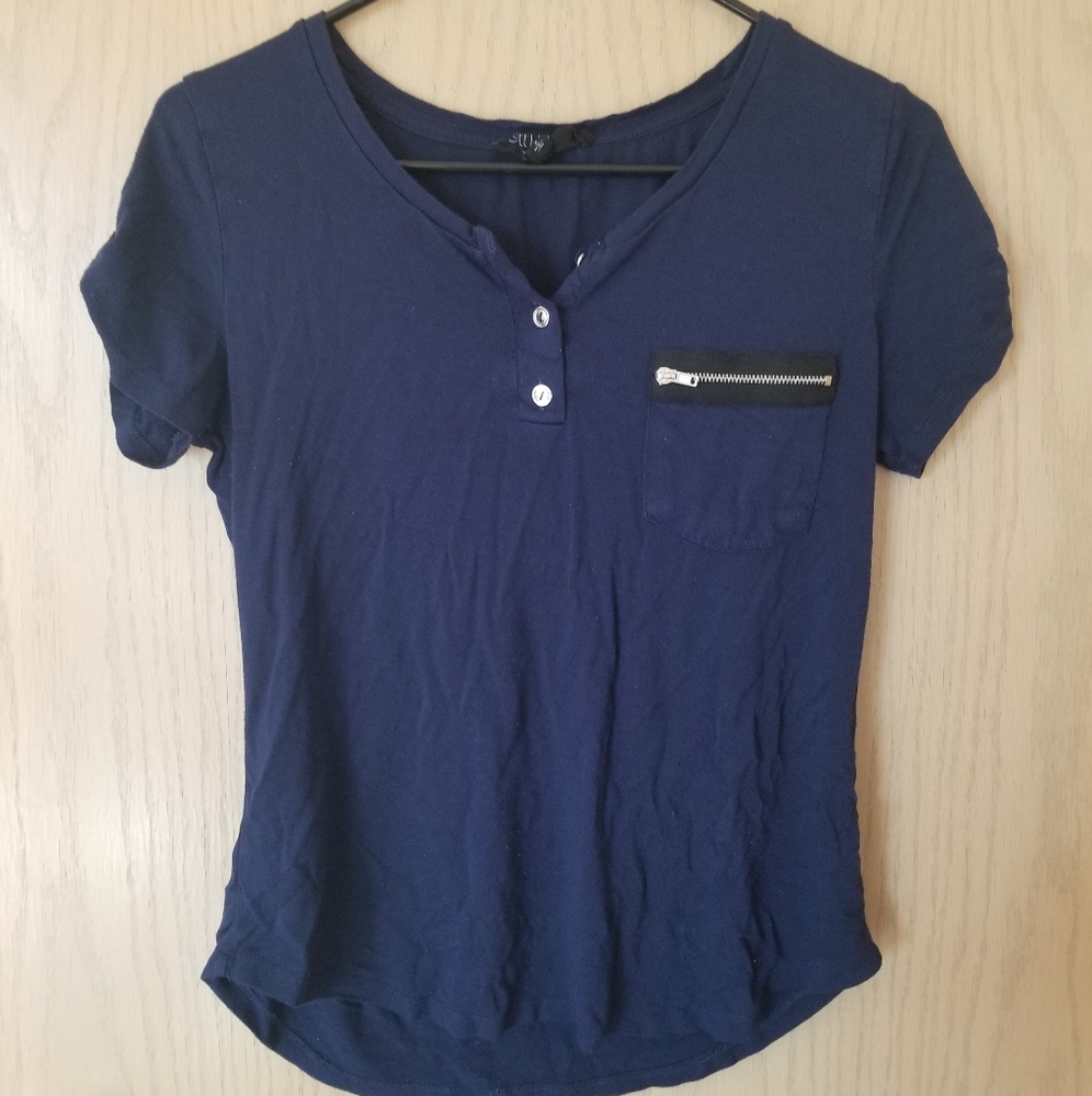 Soft Navy blouse